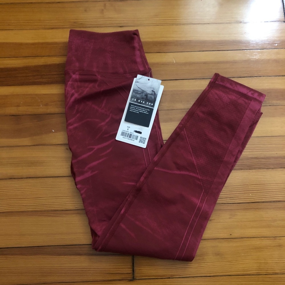 Lululemon Ebb to Street Tight *Wash Size 6 pink